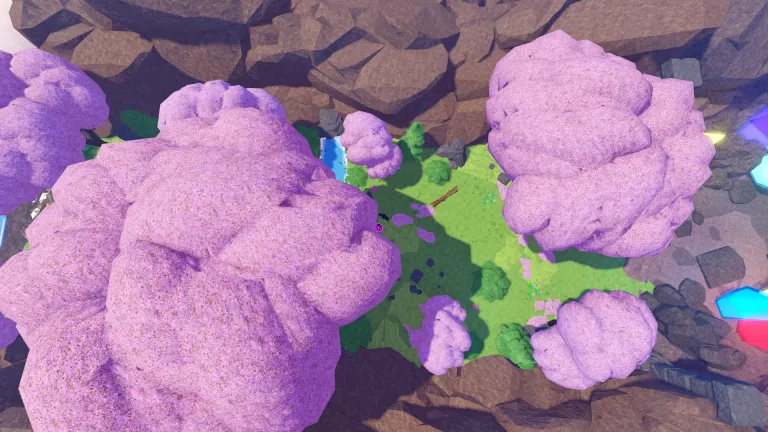 Cherry Grove zone screenshot from Slime RNG