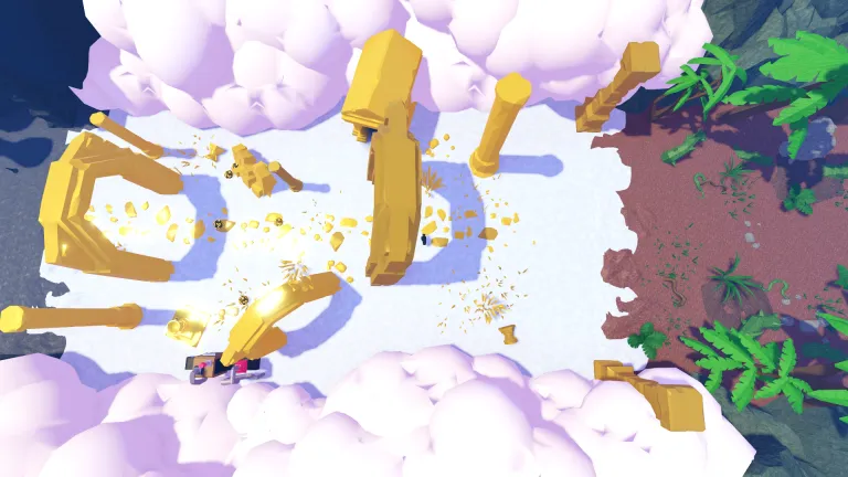 Heaven zone screenshot from Slime RNG