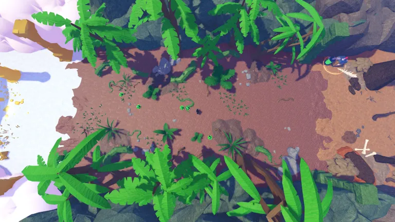 Jungle zone screenshot from Slime RNG