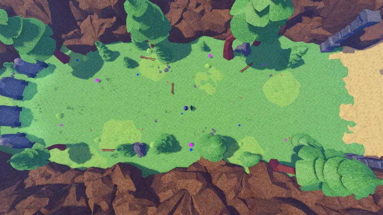 Grasslands zone screenshot from Slime RNG