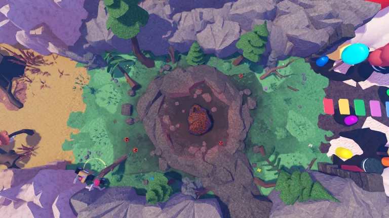 Meteor zone screenshot from Slime RNG