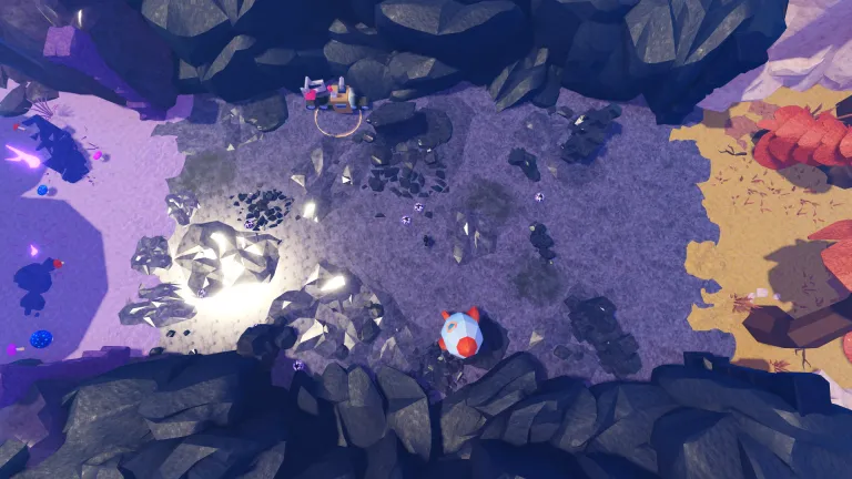 Moon zone screenshot from Slime RNG
