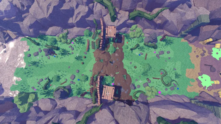 Tribe zone screenshot from Slime RNG