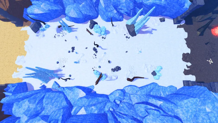 Polar zone screenshot from Slime RNG